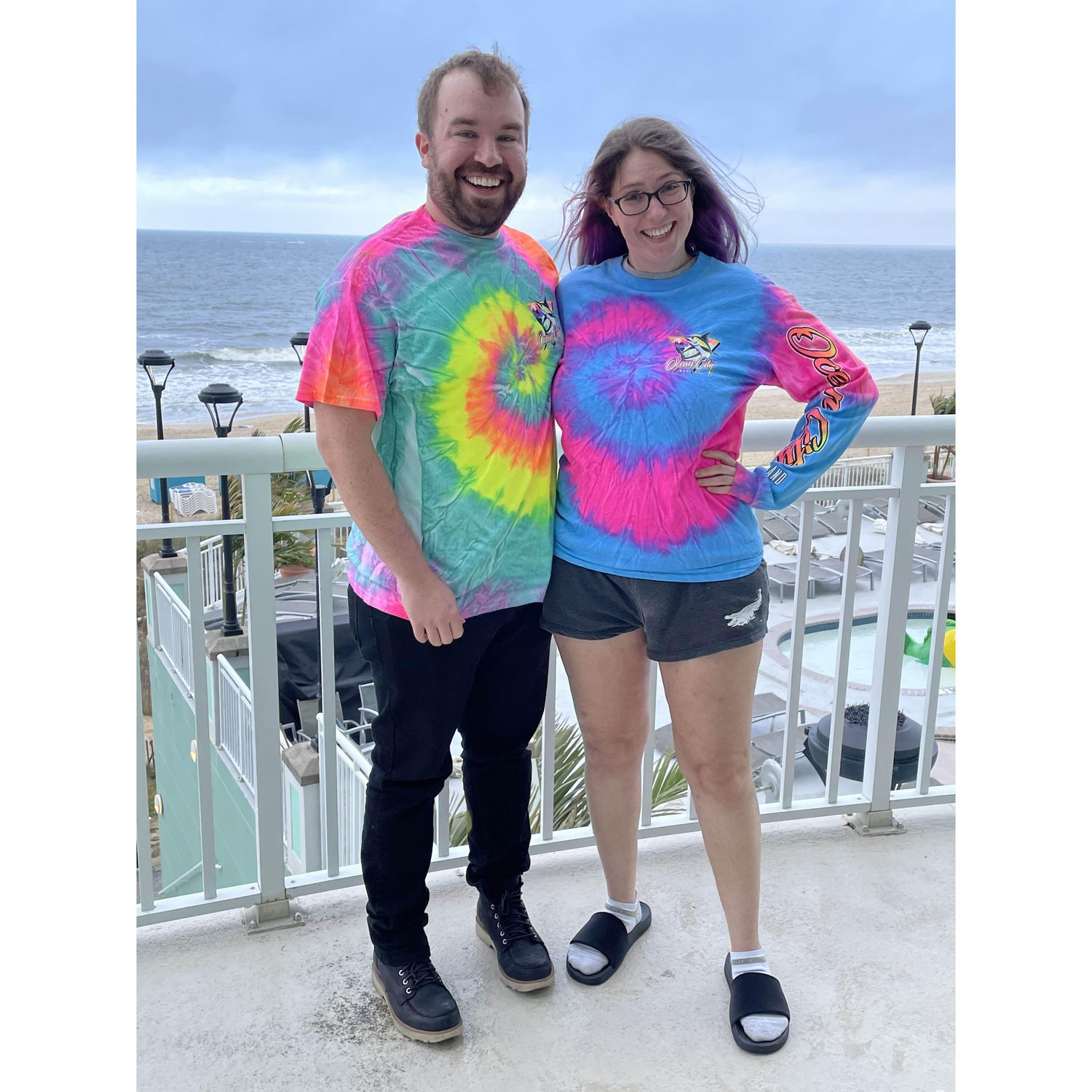 Beach trip with our friends Kev and Arden