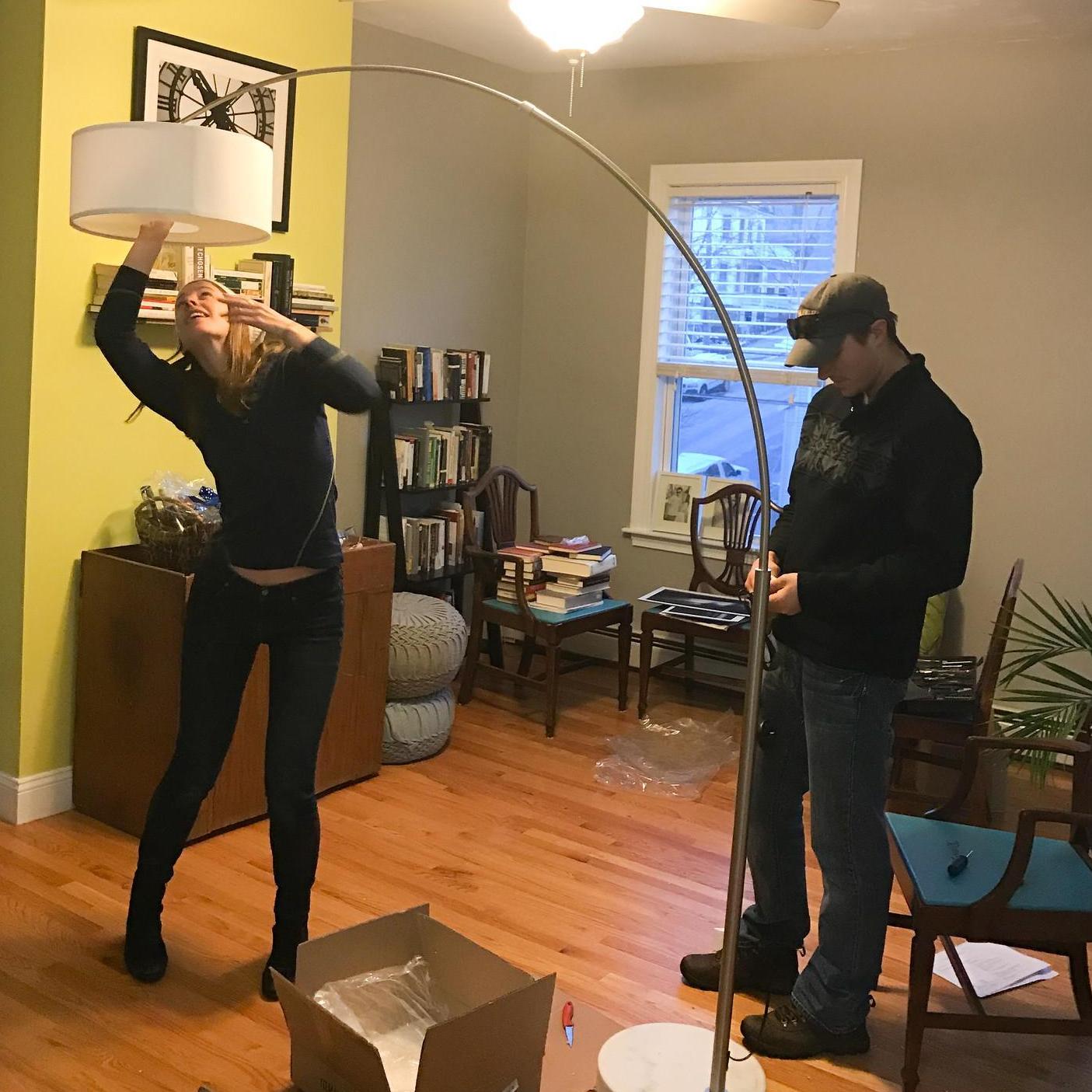 An action shot of our move to Somerville in 2016