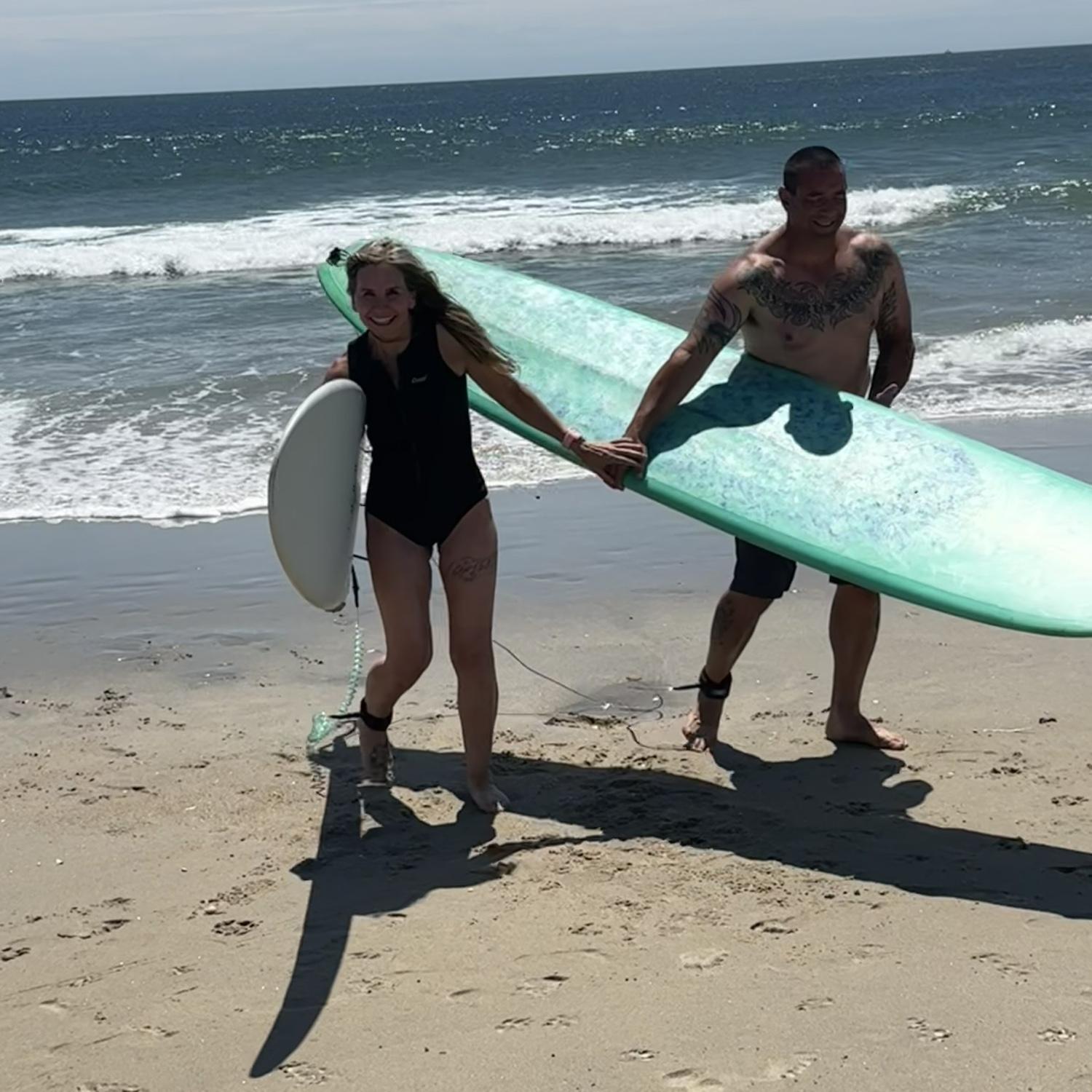 Surfing away the summer!
