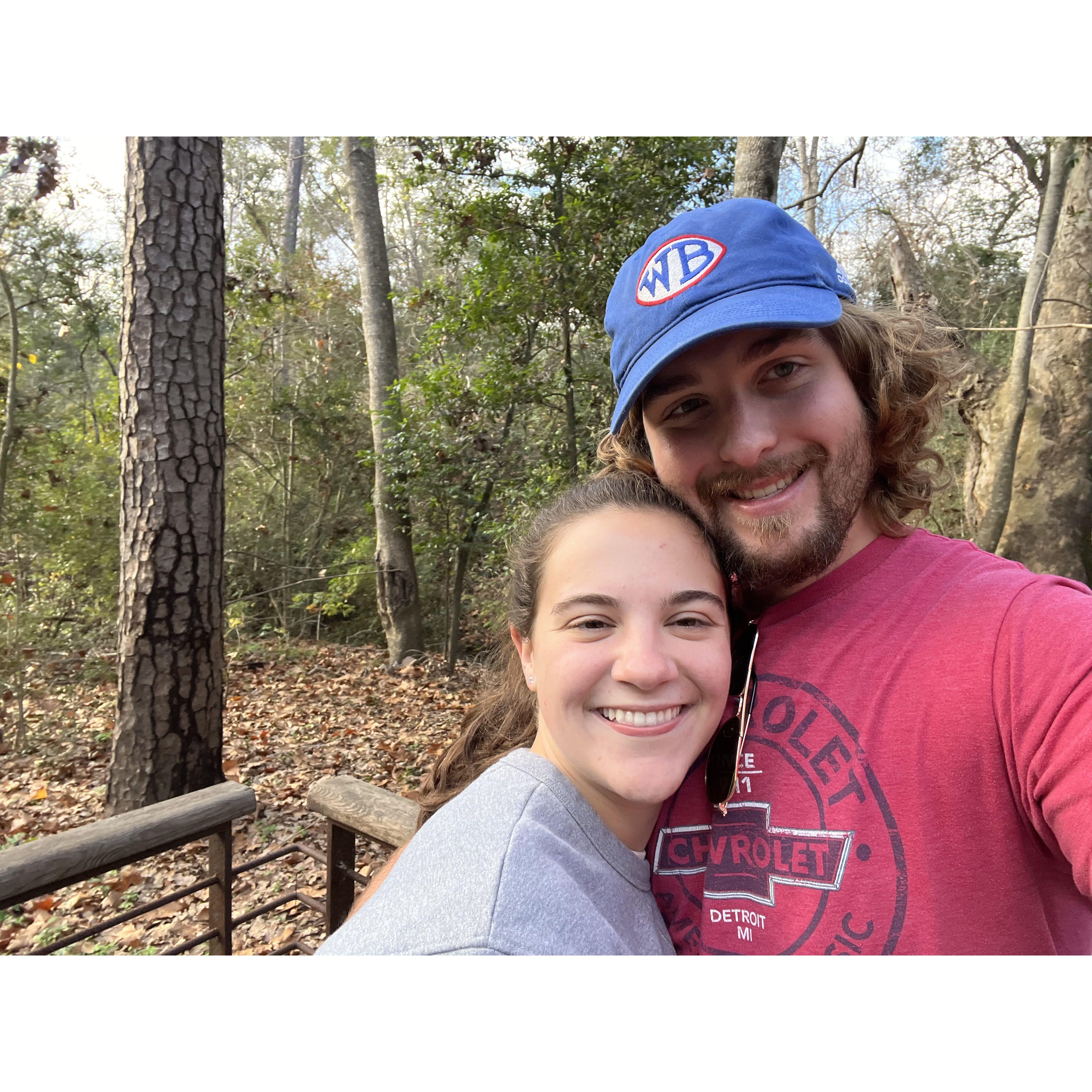 Hiking in the Houston Arboretum