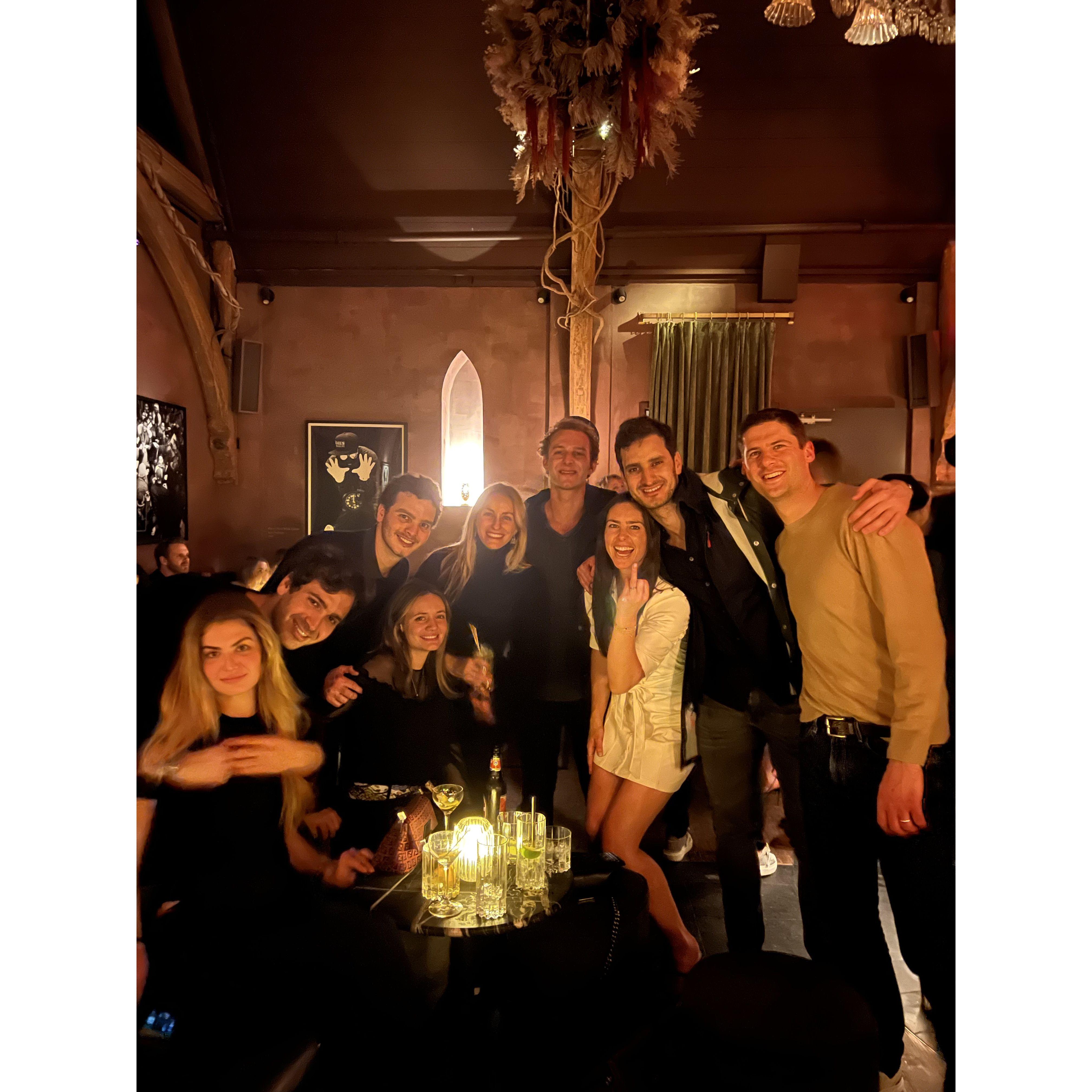 Celebrating our engagement with the family