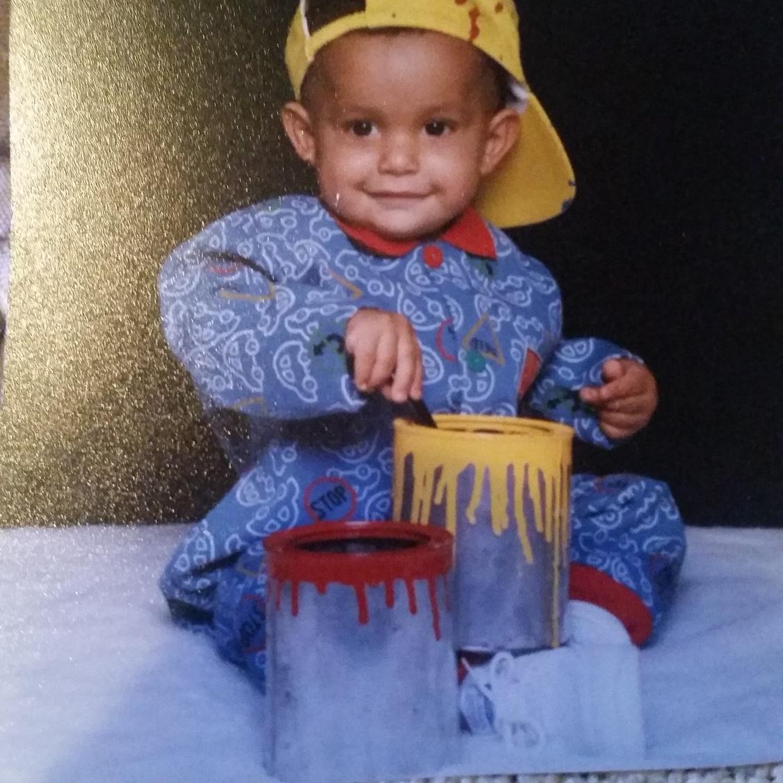 Robert as a baby