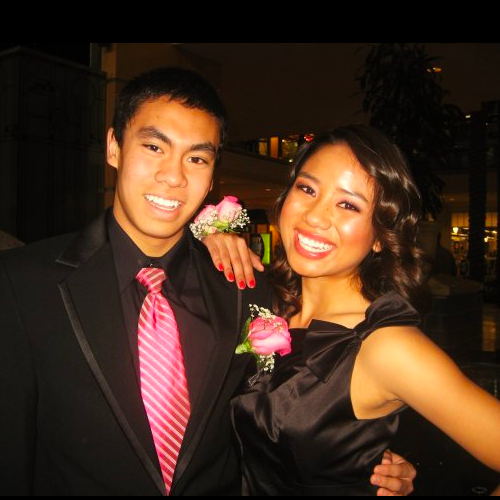 our first high school dance together, sophomore year.