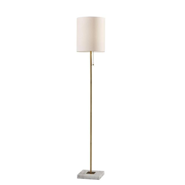 Fiona Floor Lamp Antique Brass - Adesso