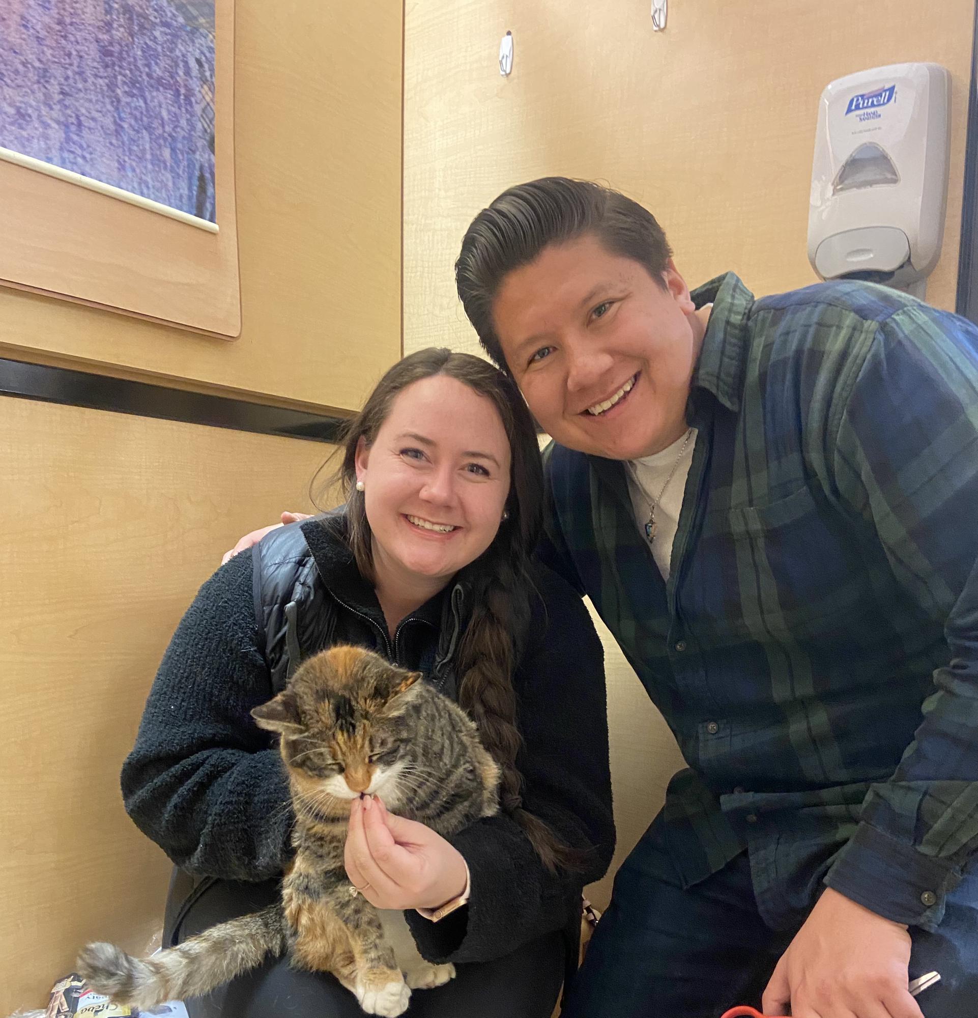 We adopted our first cat, Chai! ☕️