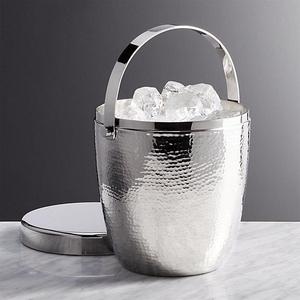 Graham Hammered Metal Ice Bucket