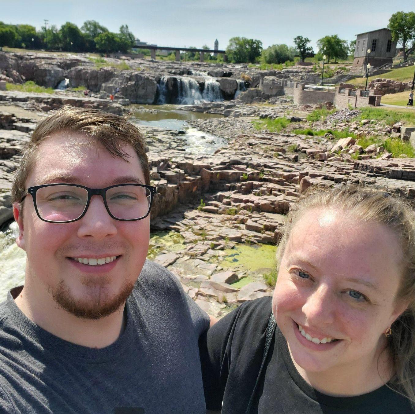 Our first vacation together in Sioux Falls, SD in June 2021.