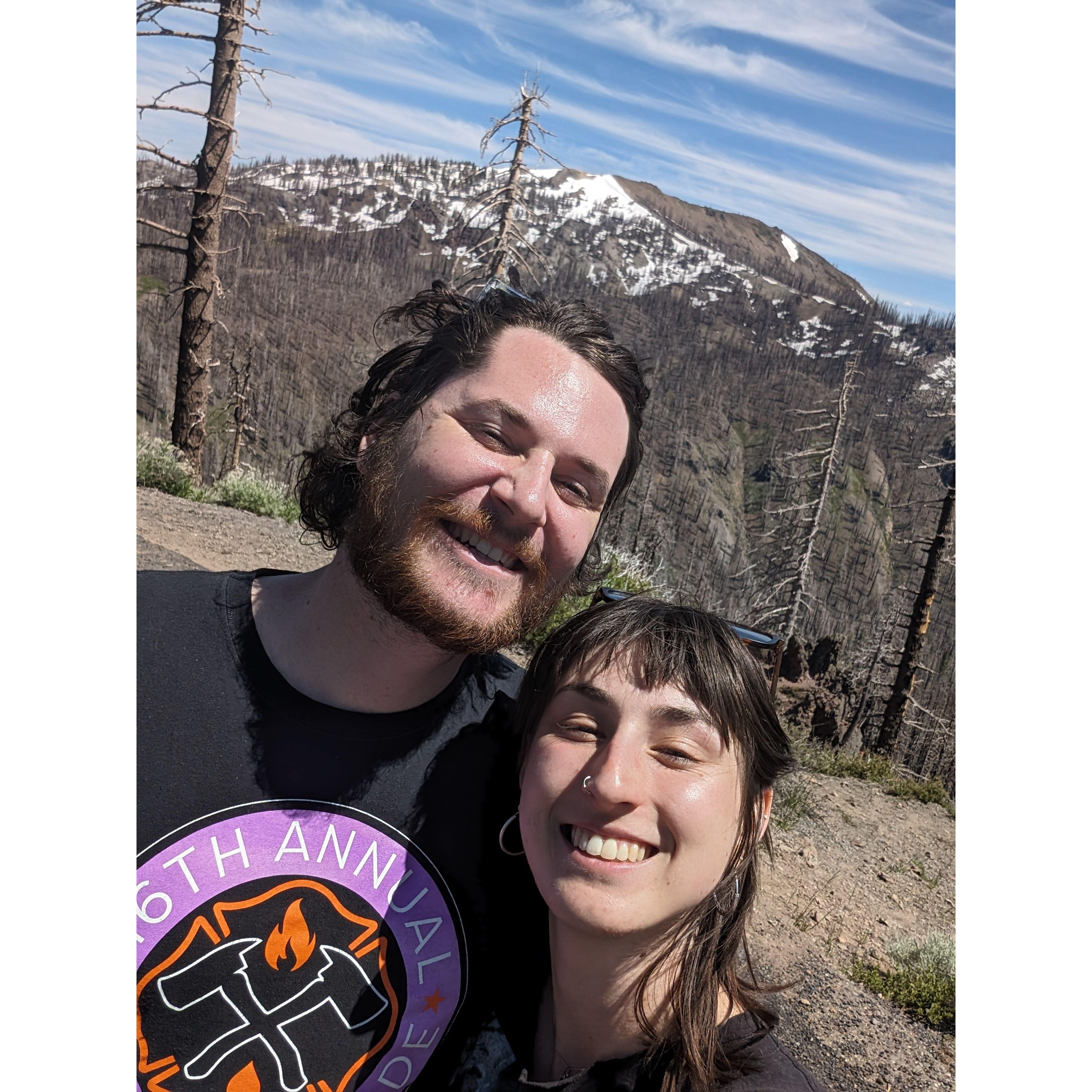 At the top of Mt. Lassen, Summer 2024