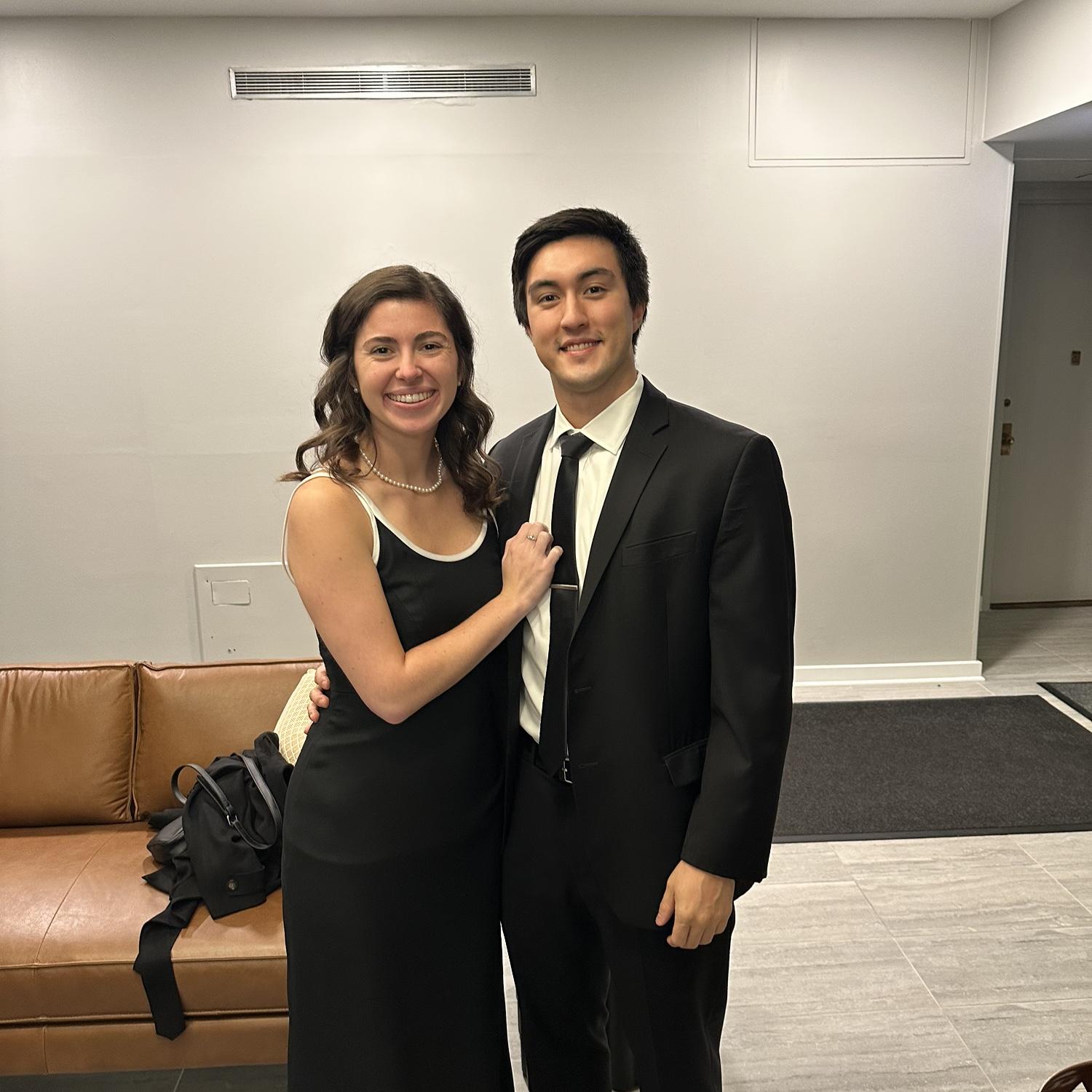 September 2023 - Big Shoulders Fund Charity Ball! Abbie’s doorman insisted he take a photo since he thought we looked so nice!