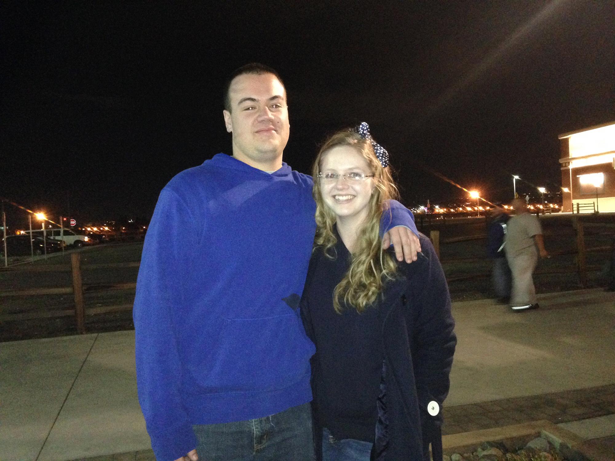 Our first photo together- November 2015