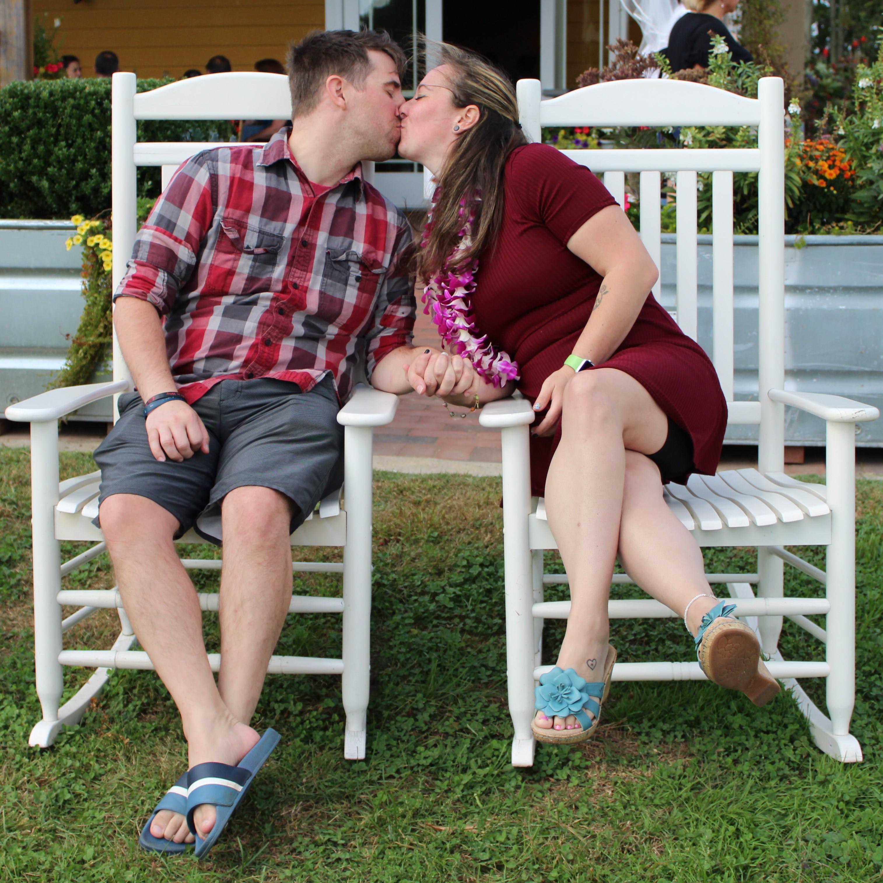 Engagement photo from our Cape May Bridal Shower - October 2021