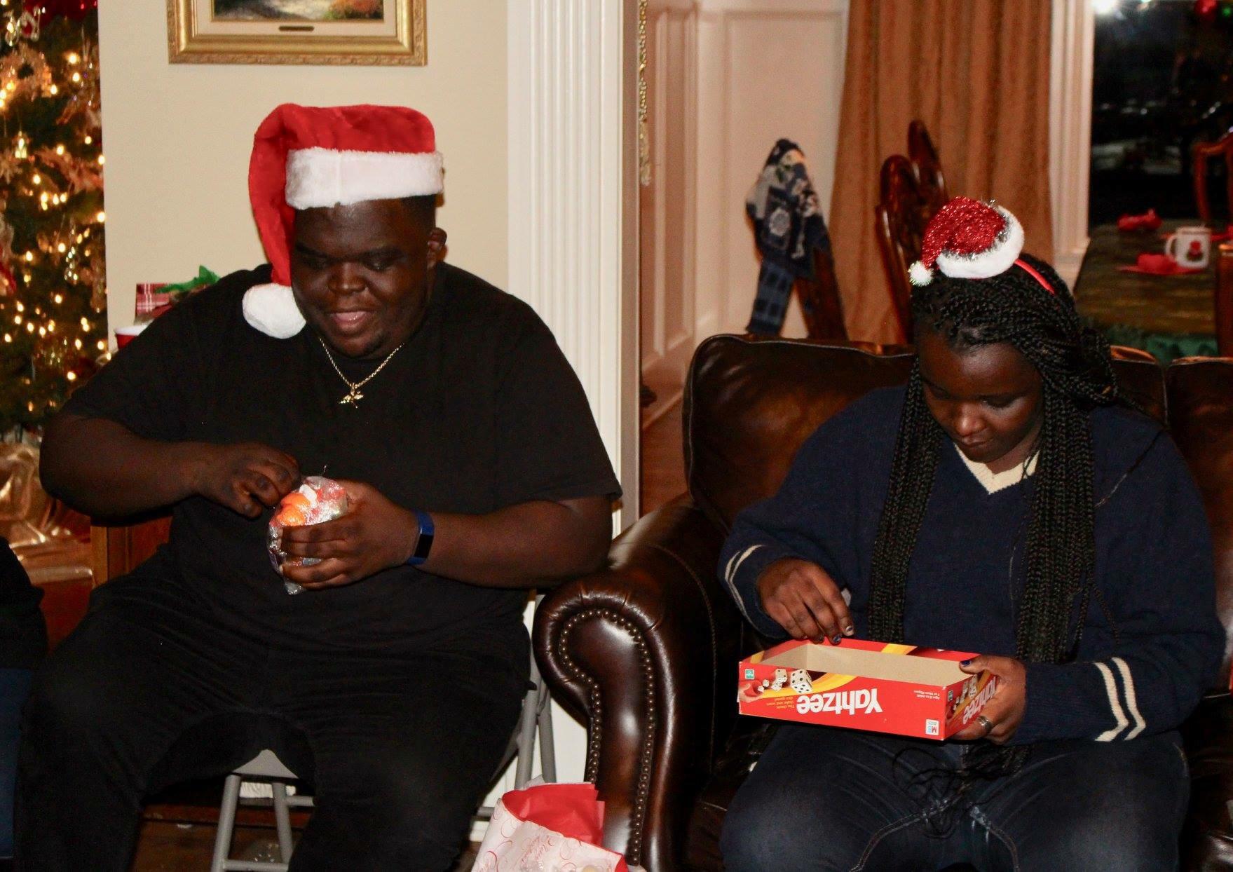 2018- Attended another Christmas party as friends 

“This is the day I started crushing on Omari” -Barbara