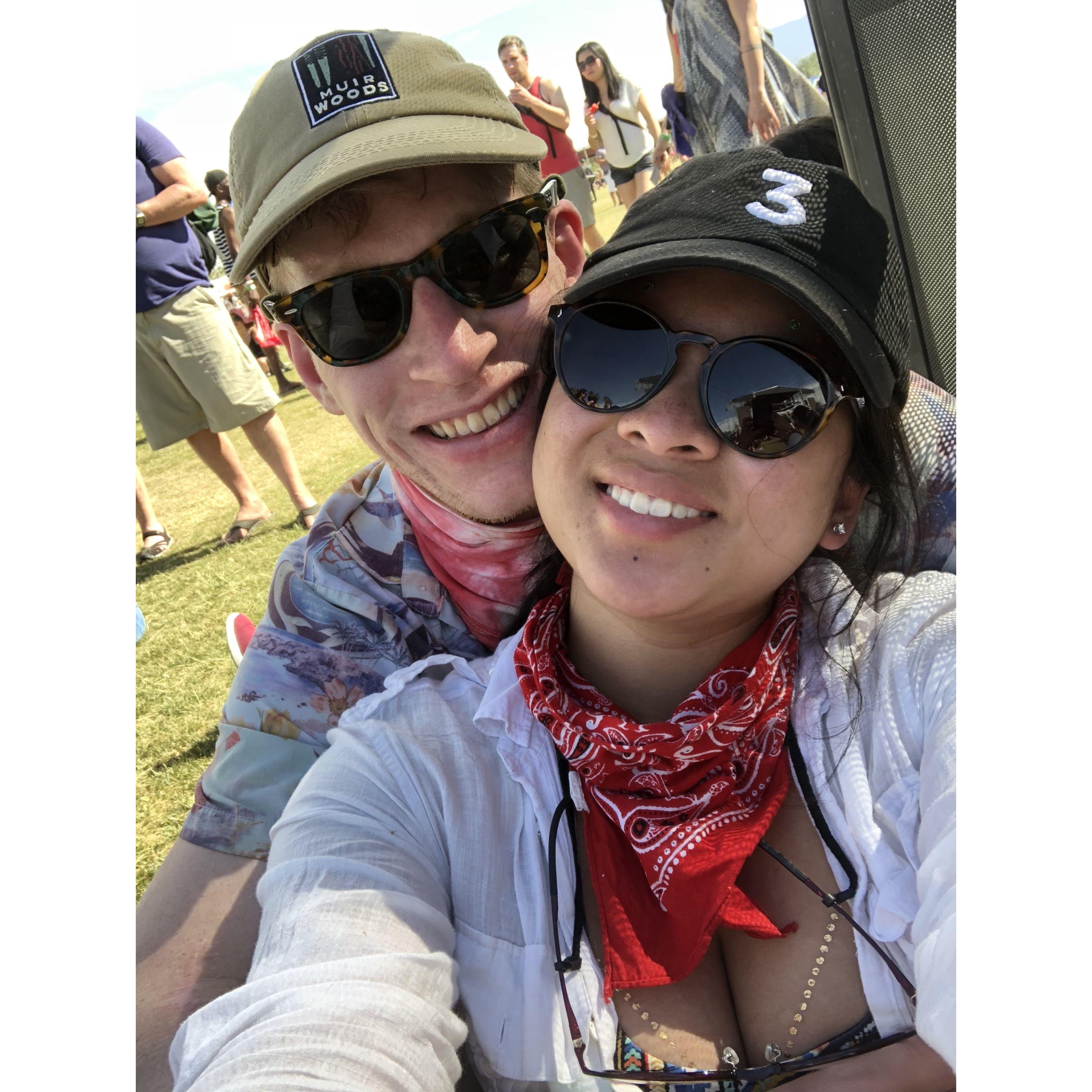 We were just really happy to be at this music festival (Coachella).