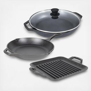 Everyday Cooking 3-Piece Cookware Set