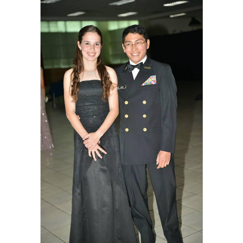 2nd military ball together - Still babies in high school