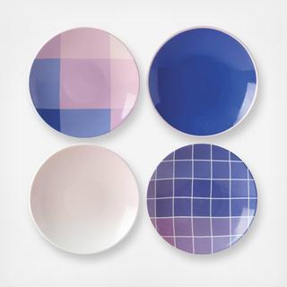 Domino Optique Assorted Tidbit Plate, Set of 4