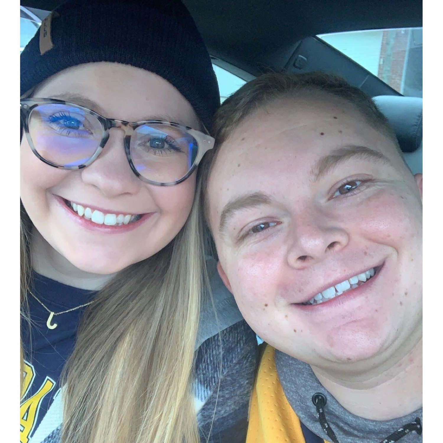 On our way to watch a Nashville Preds game!!