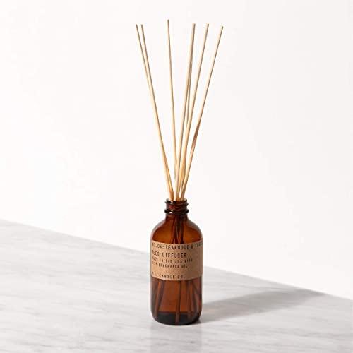 P.F. Candle Co. Teakwood & Tobacco Reed Diffuser (3.5 oz)