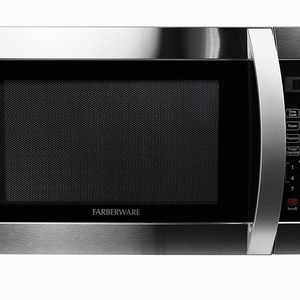 Farberware Professional FMO13AHTBKE 1.3 Cubic Foot 1000-Watt Microwave Oven, Stainless Steel