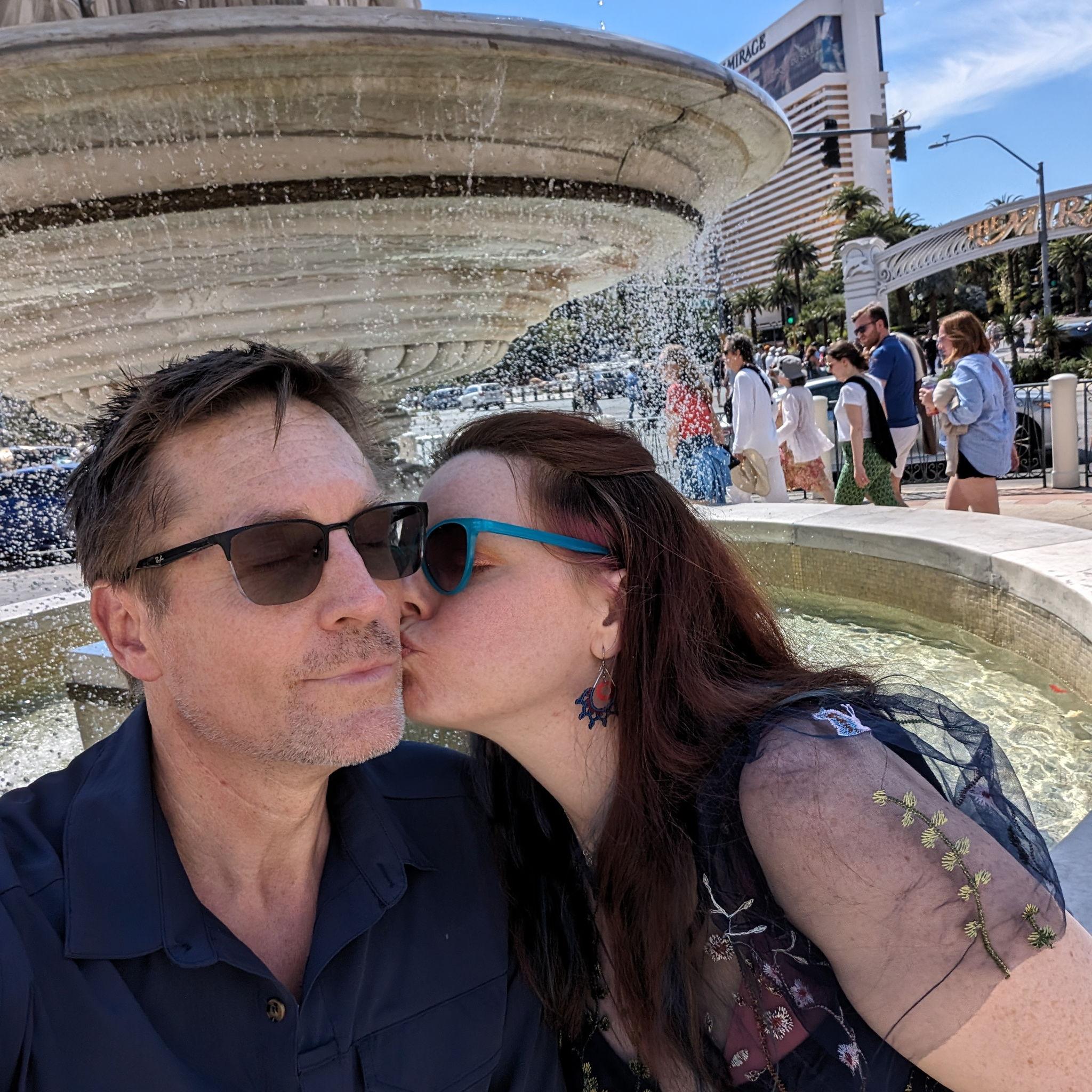 Our gondola ride at the Venecian . April 2024