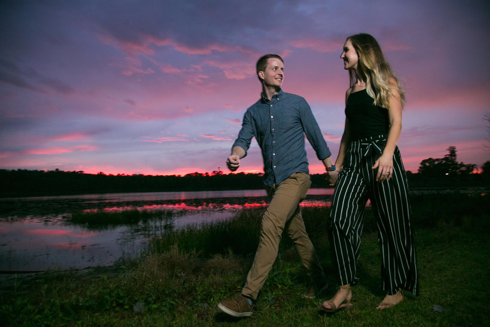 The night of our engagment!