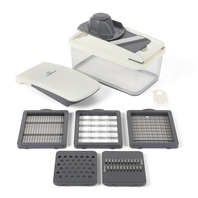 Calphalon Aero 8 in 1 Vegetable Chopper and Dicer, Food Chopper with Container