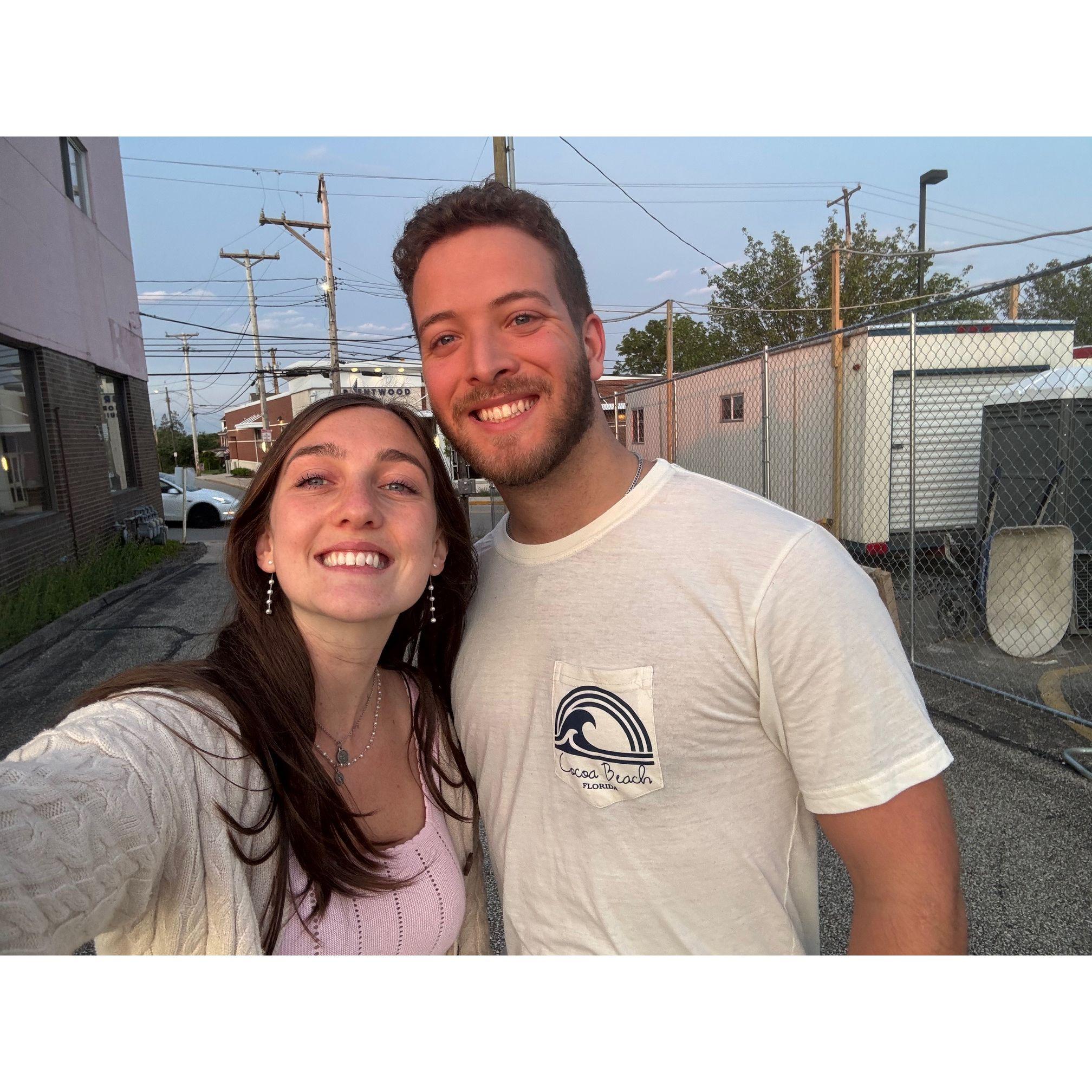 on a sunset walk on a Monday in Pittsburgh :)
