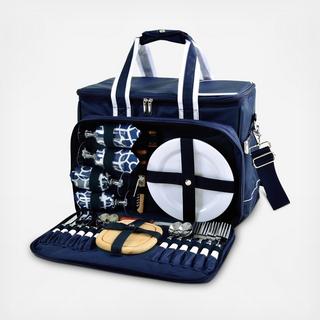 4-Person Equipped Insulated Picnic Set