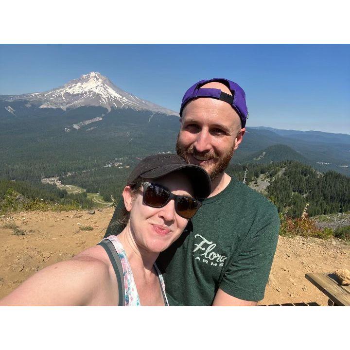 Mountain views of Mount Hood in Oregon. We love a good hike.