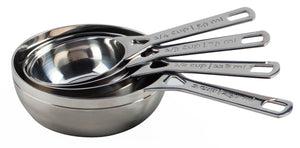 Stainless Steel Measuring Cups, Set of 4