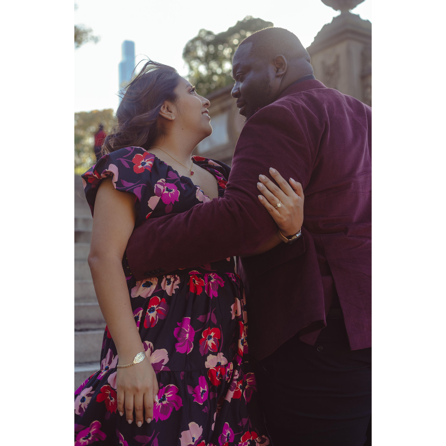 Engagement photos in Central Park