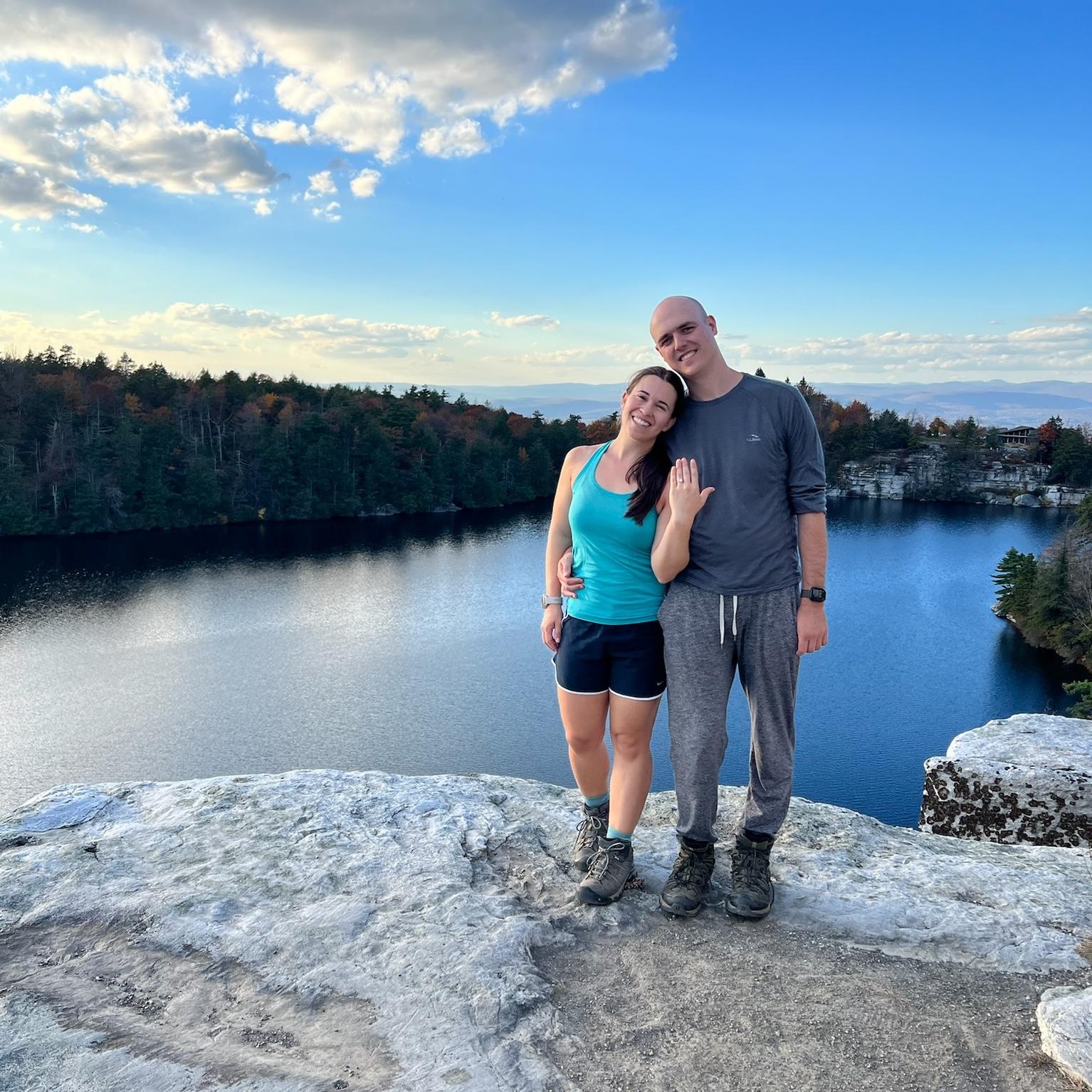 our engagement at Minnewaska State Park
