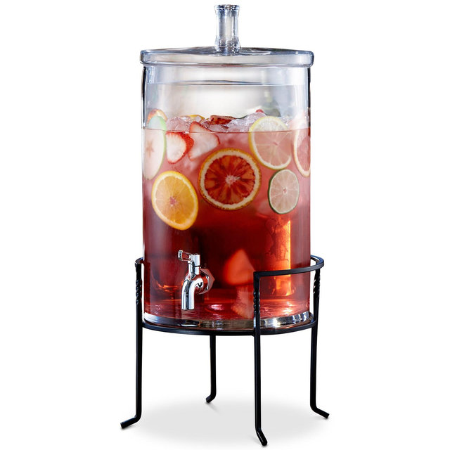 Jay Imports 2.5-Gallon Beverage Dispenser with Metal Stand