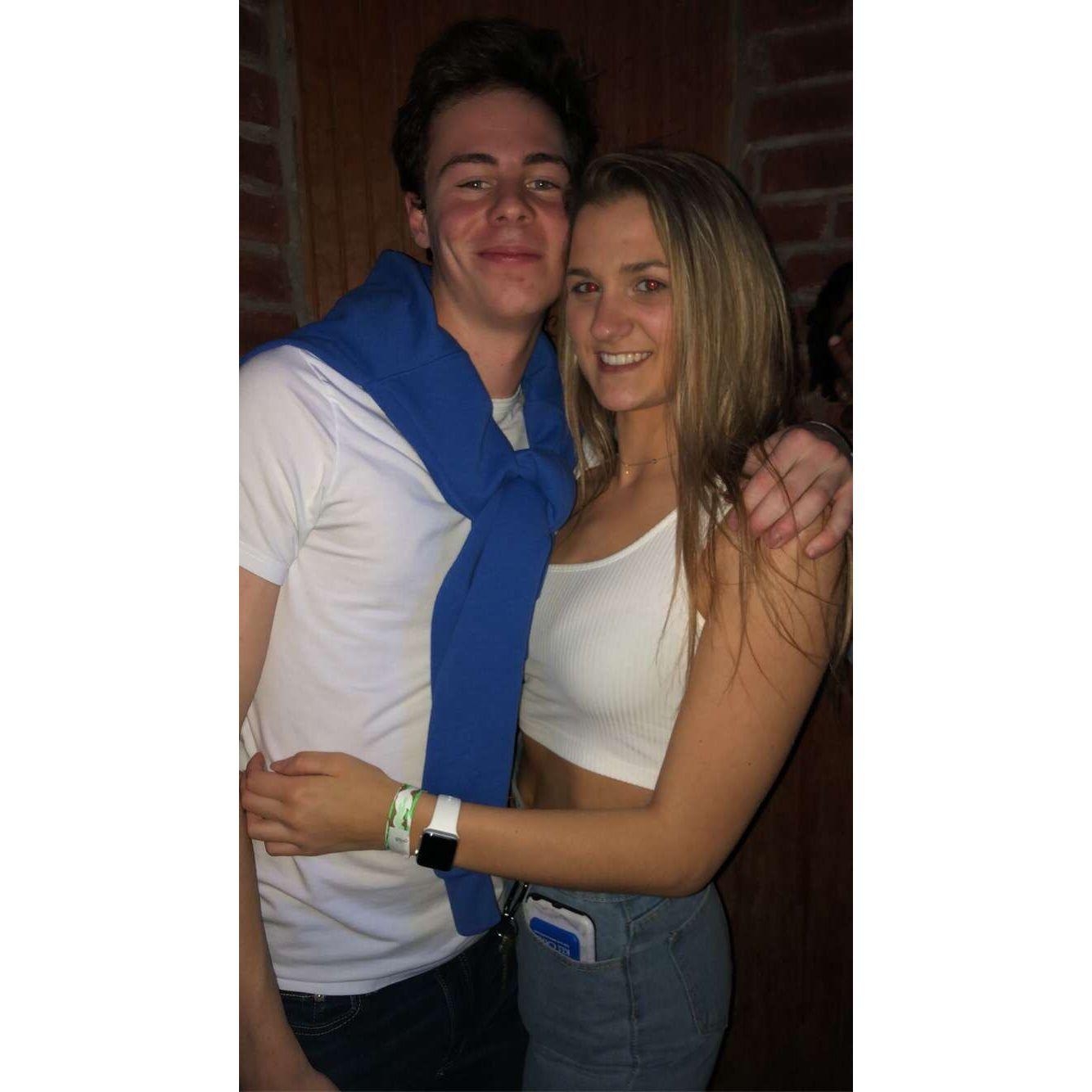 January 2020 - Our first photo together!