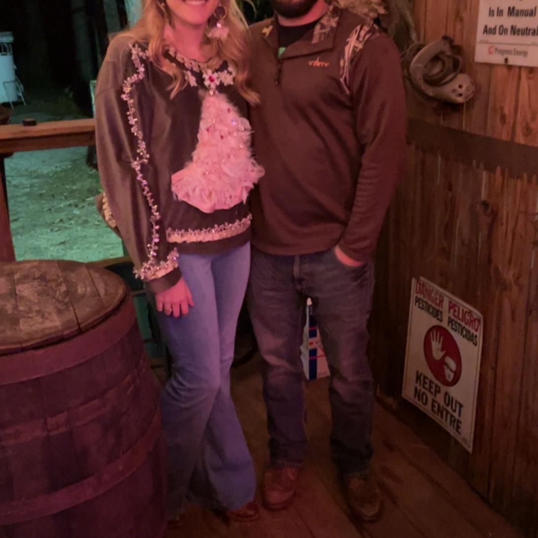 One of our very first pictures together! Dec 2022