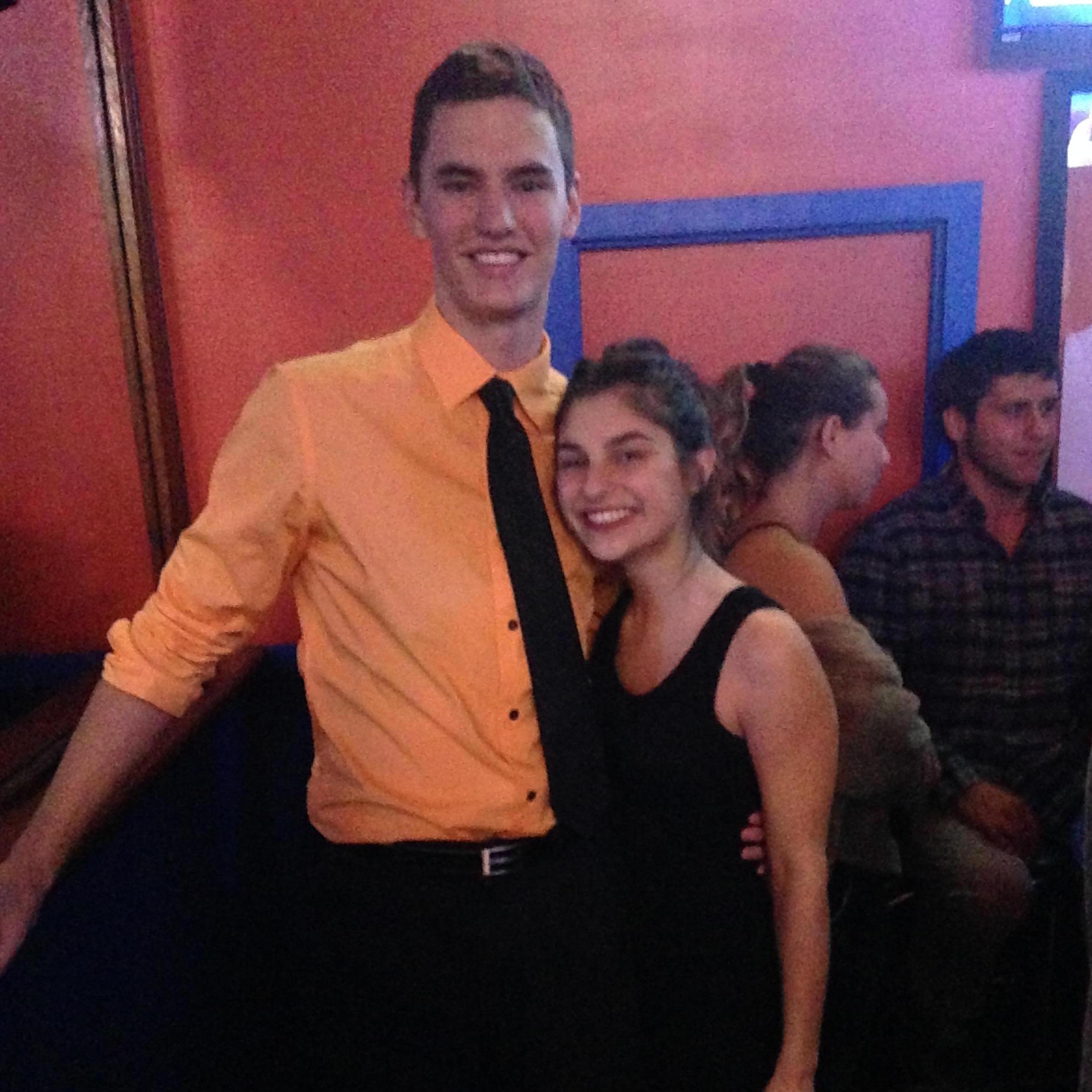 Our first social media post together! Freshman Year.