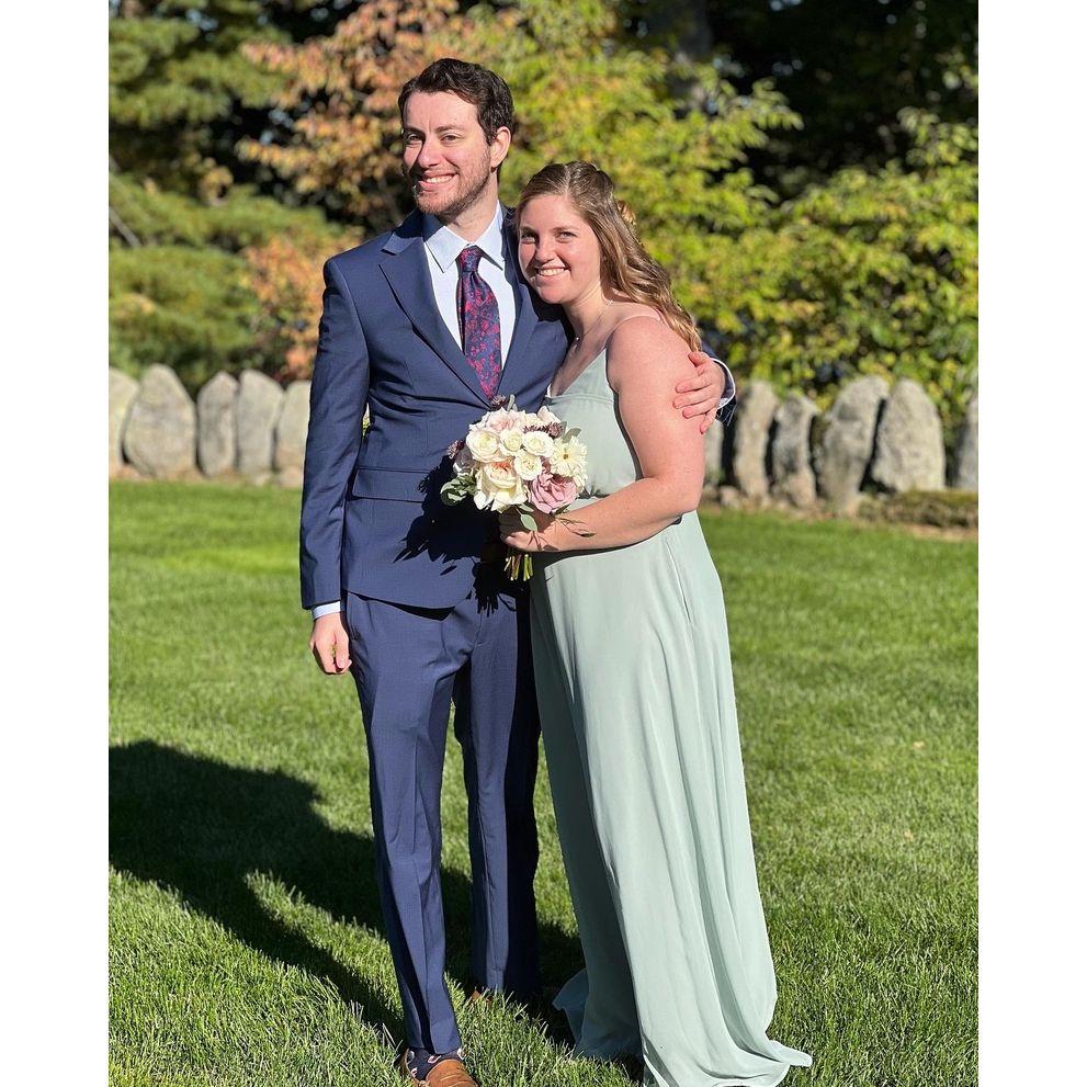 We dress up nice for weddings no matter what though.