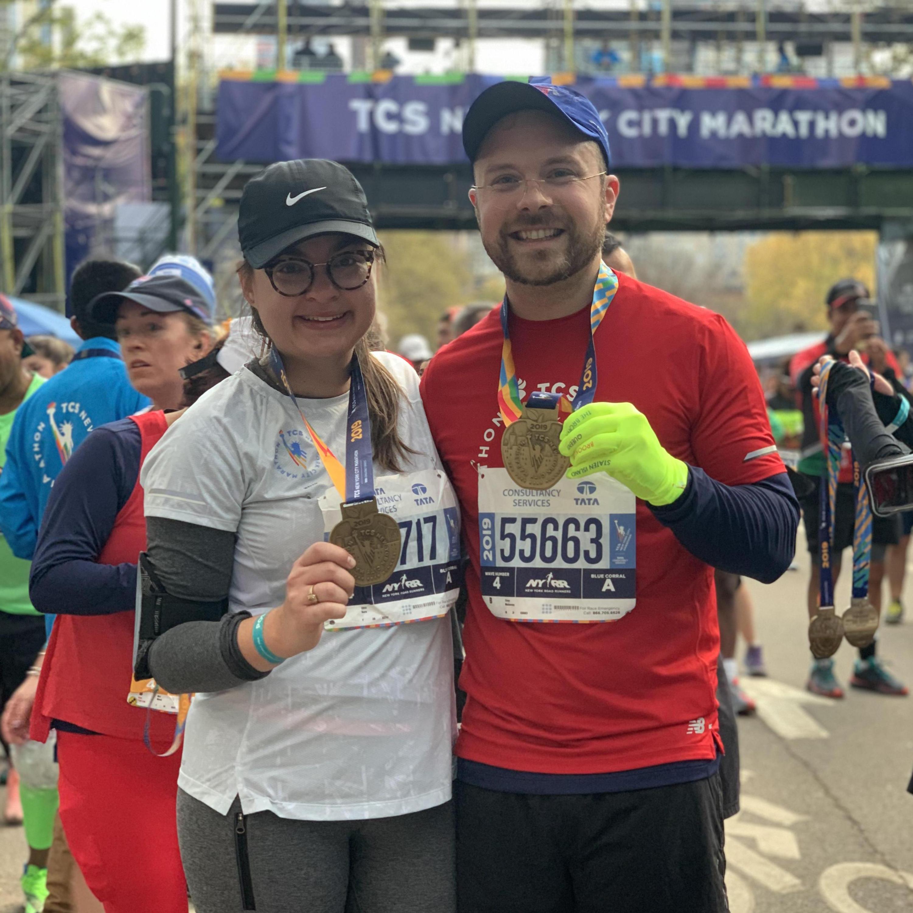 We finished the NYC Marathon!