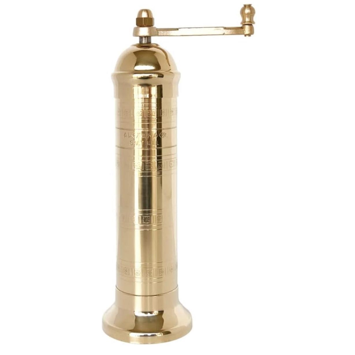 The Original European Salt and Pepper Mill 8” Brass Salt Mill