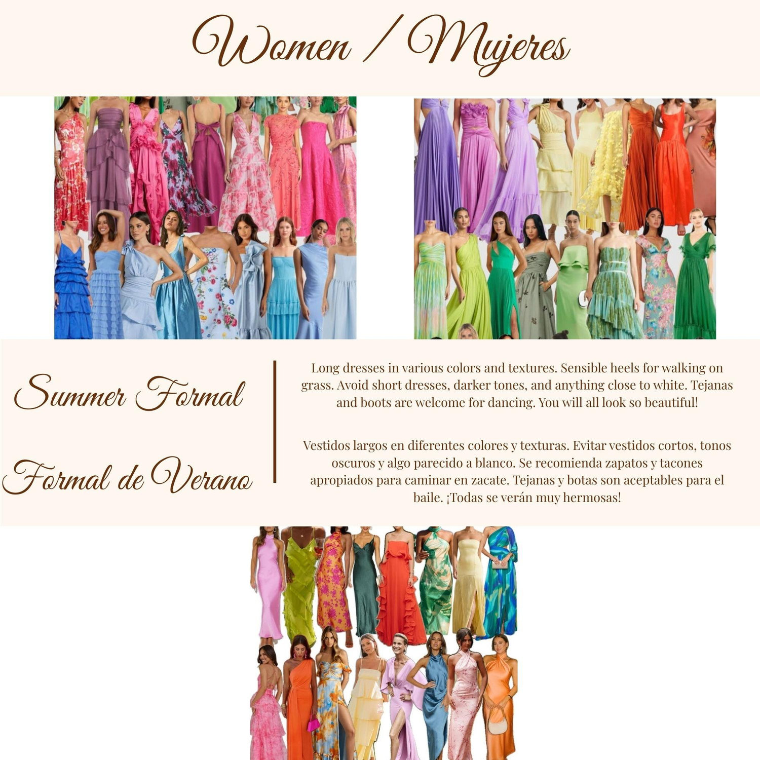 You will all look so beautiful! ¡Todas se verán hermosas!