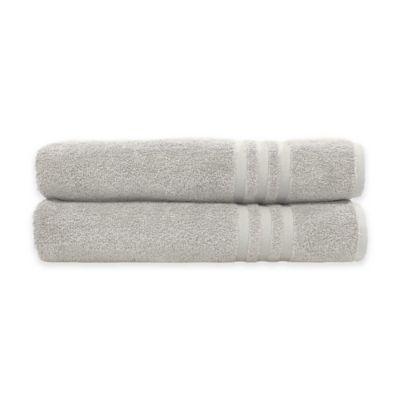 Linum Home Textiles Denzi Bath Towels in Twilight Blue (Set of 2)