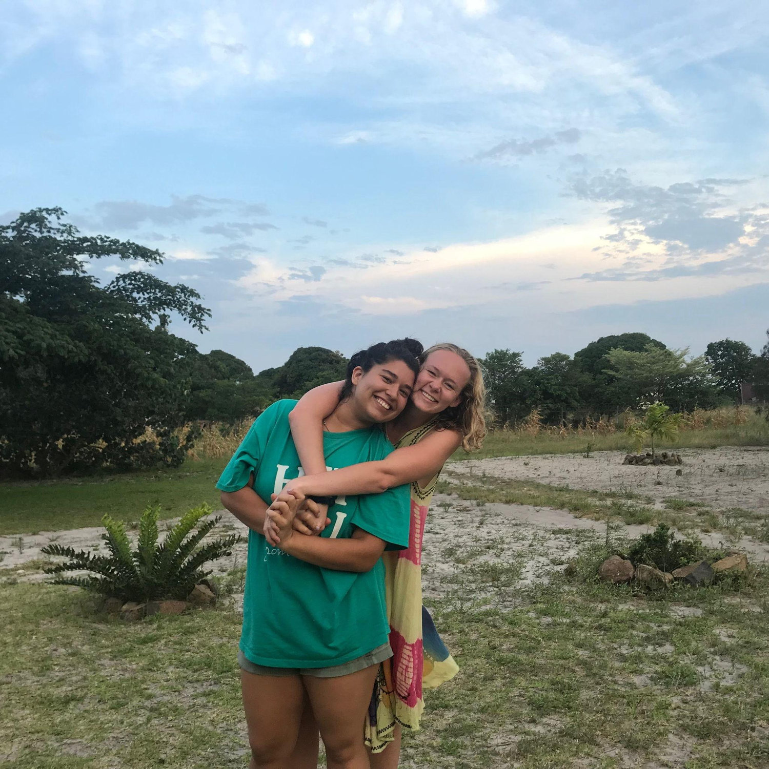 One of Janavi's many visits to Manguzi, the tropical village I lived in.