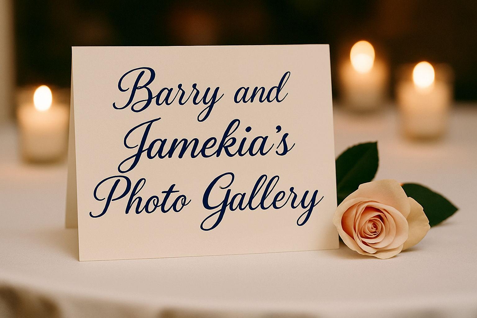 The Wedding Website of Jamekia Calhoun and Barry Powell