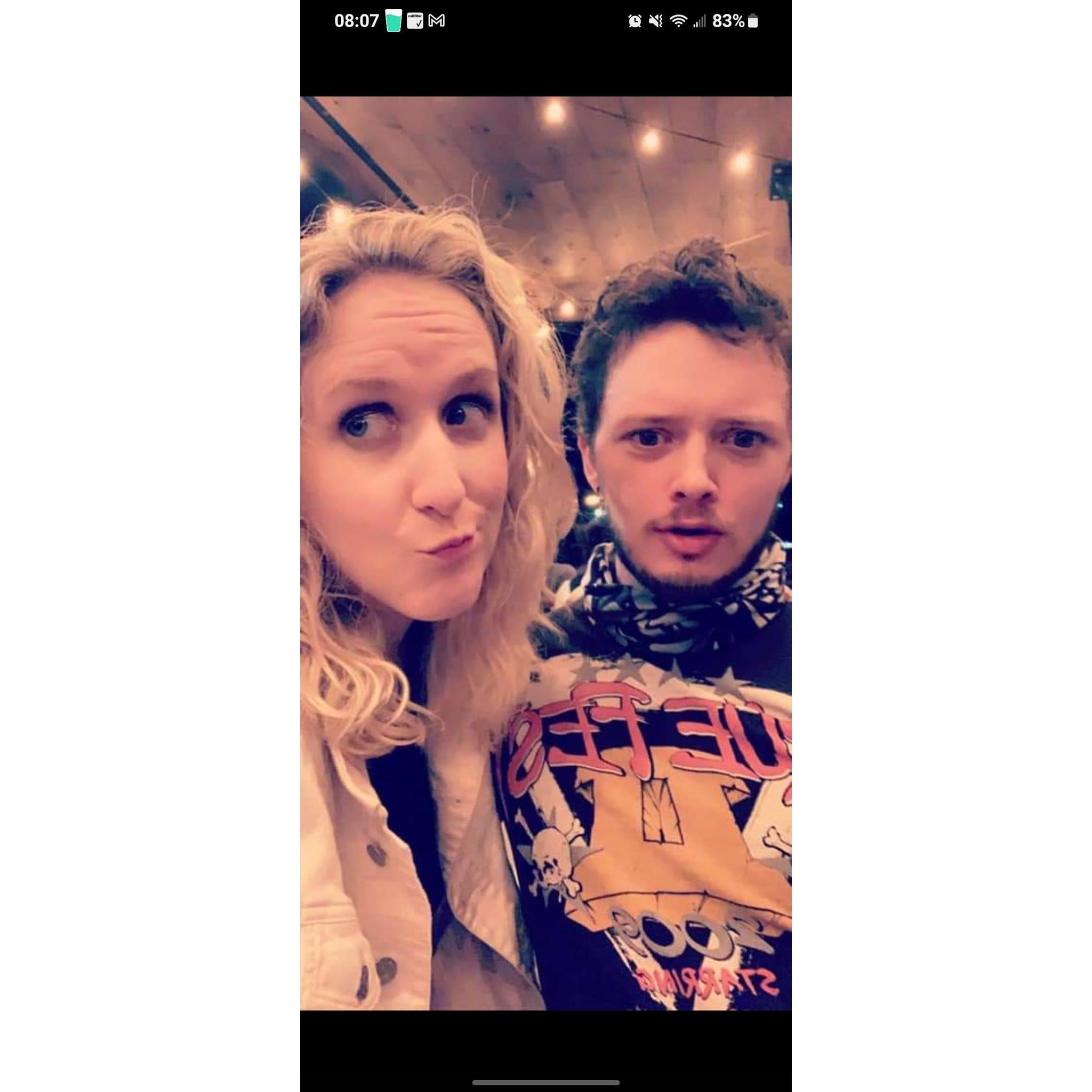 Our first photo op together!