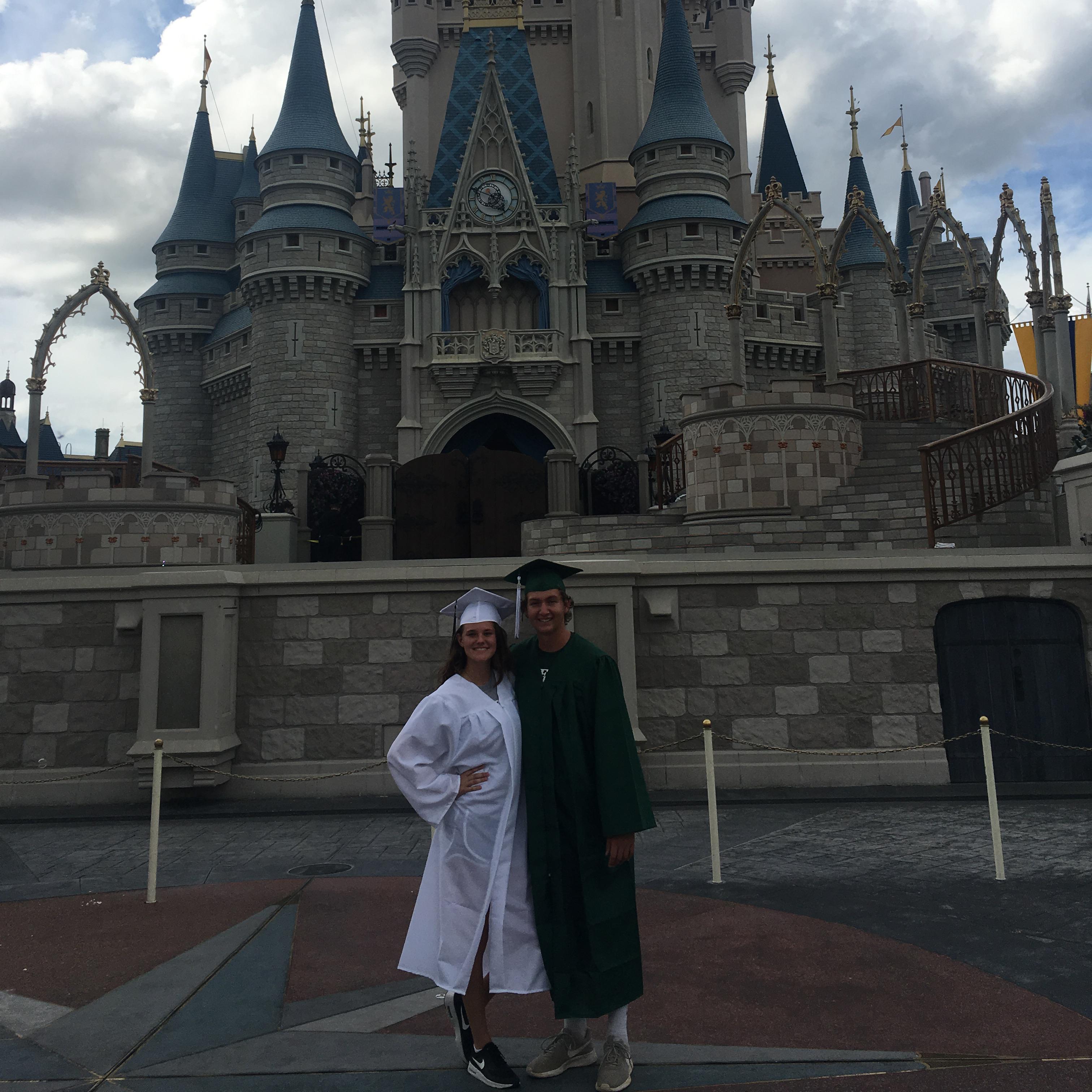 Grad pics at Disney World