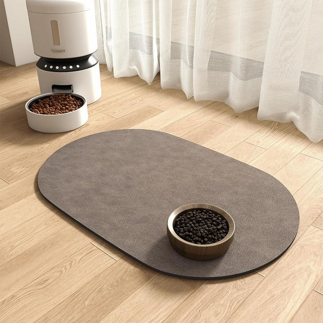 Absorbent Pet Feeding Mat-Dog Mat for Food and Water Bowl, Quick Dry Dog Water Mat, No Stains Dog Food mat, Dog Accessories Pet Supplies Mat-Dog Water Bowl Mat for Messy Drinkers