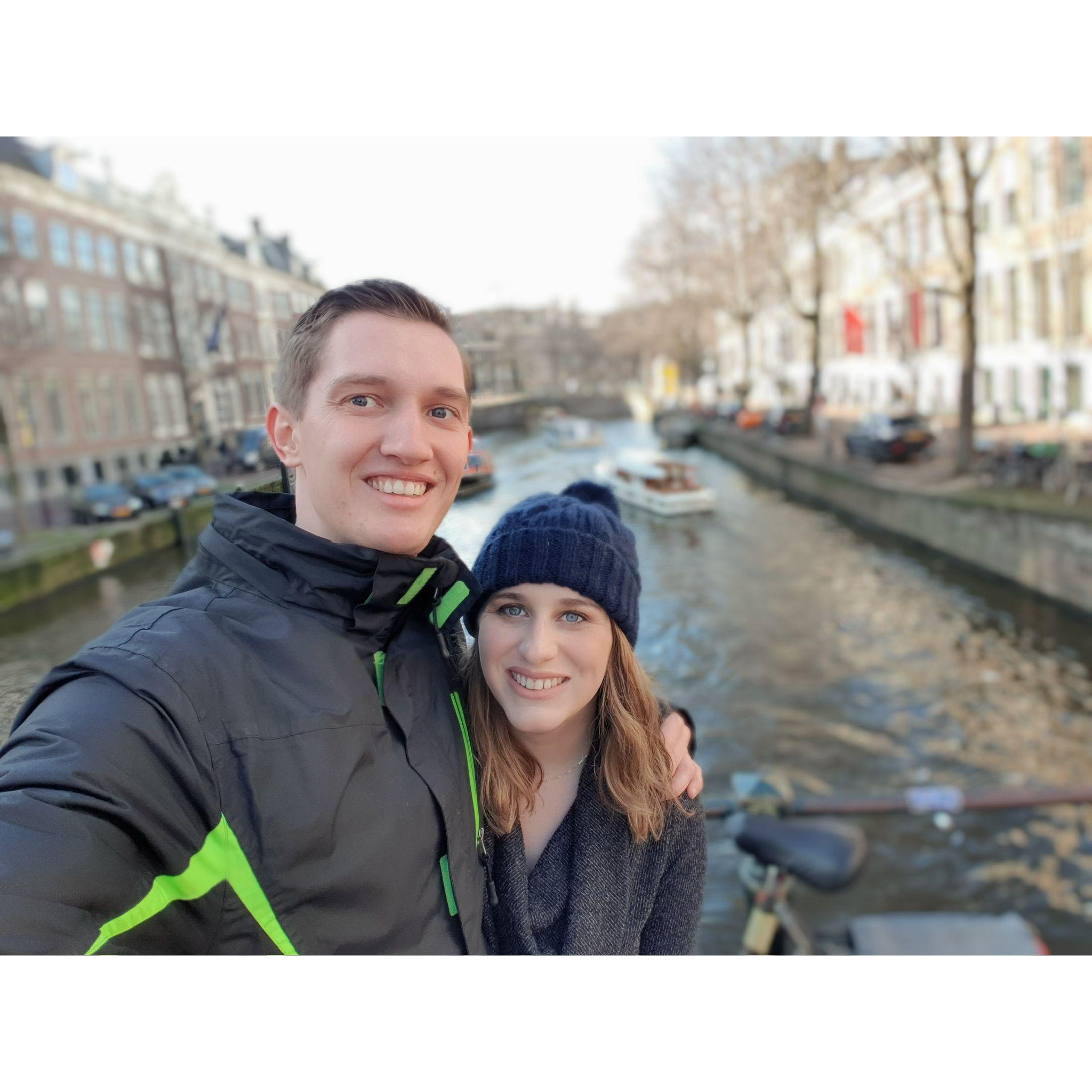 Our first photo together- Nicole decided to visit the guy she met in Vietnam. Only to spend the whole trip sick, but Hjalmar took great care of Nicole