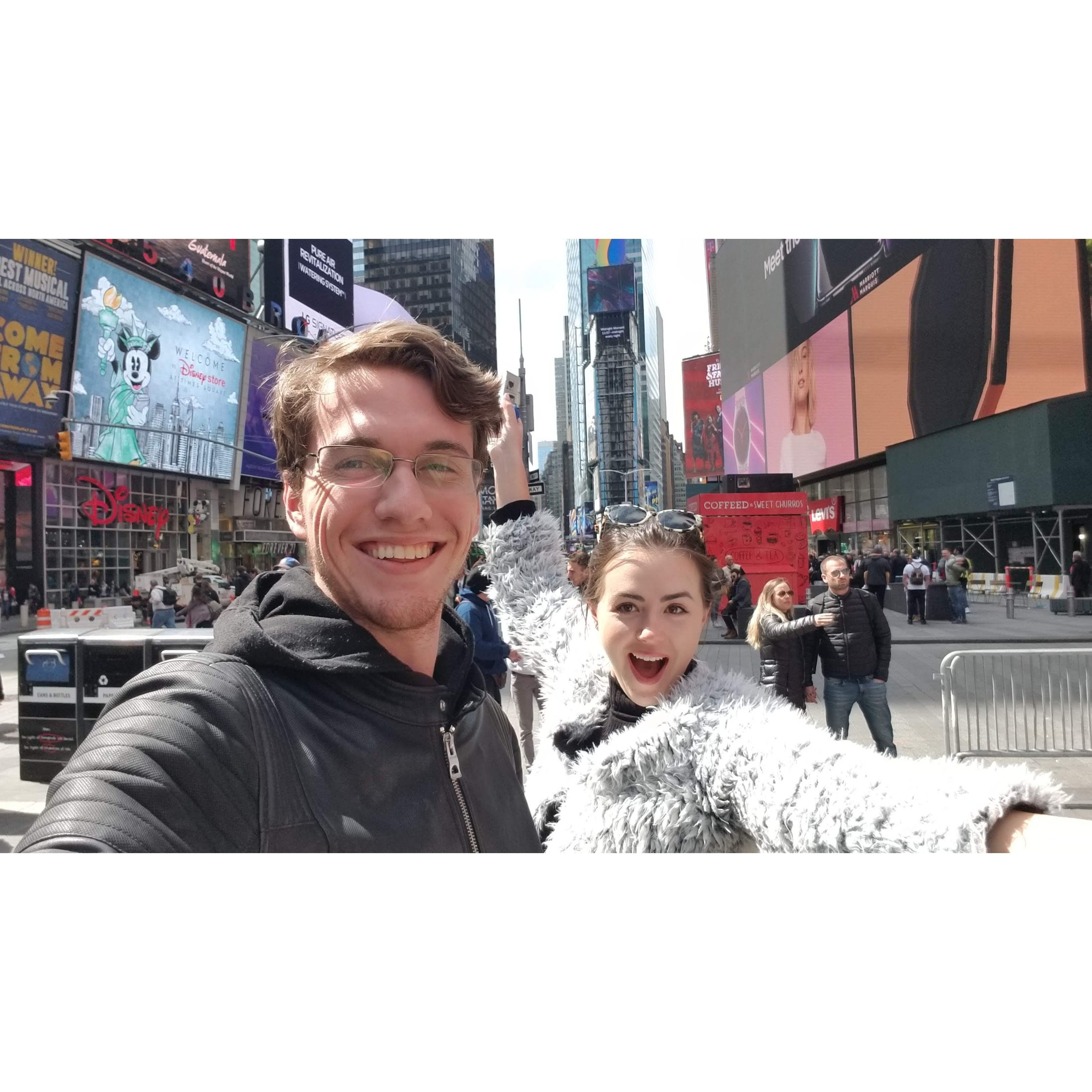 Times Square living