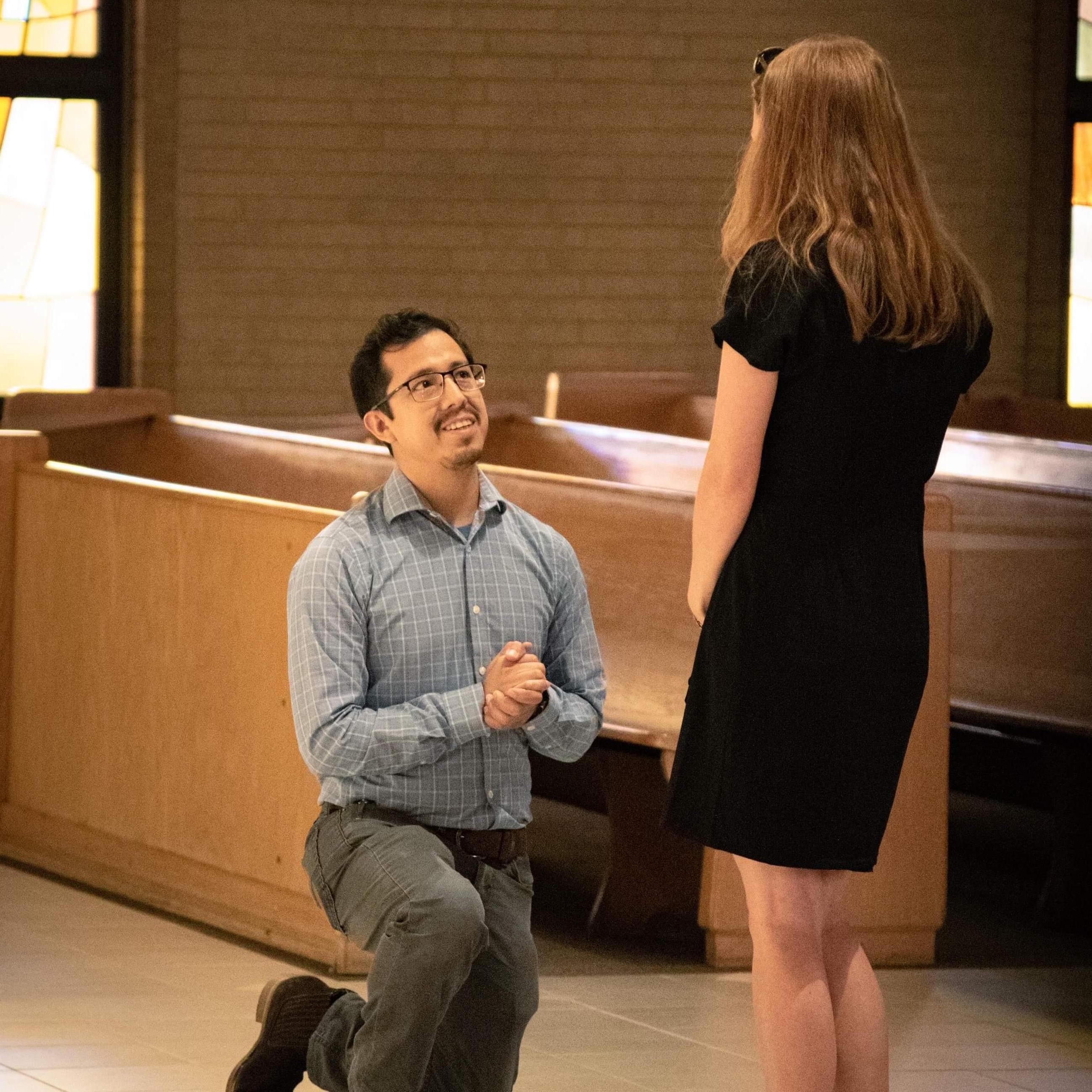 "Can I have your hand in marriage?"
