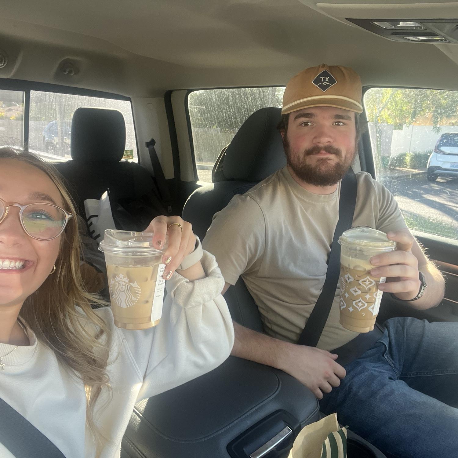 Weekend coffee and church dates